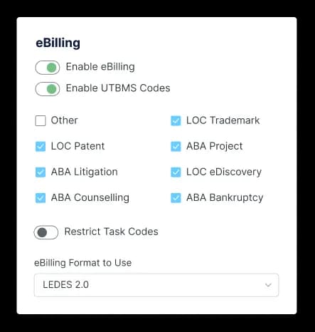 Simplify Billing  Tasks & Codes