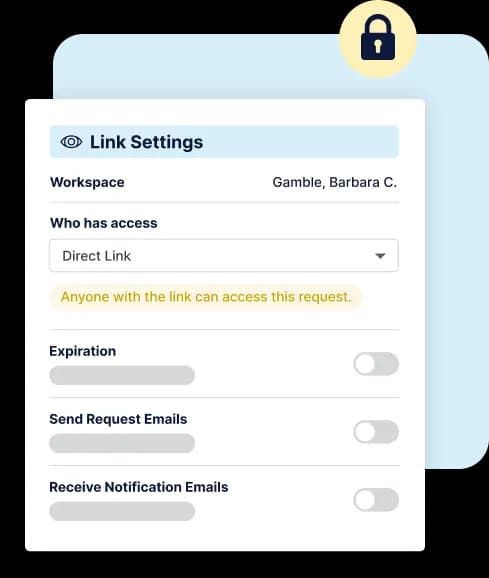 Quickly send and receive documents