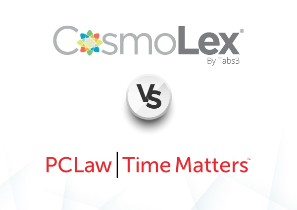 CosmoLex vs PCLaw