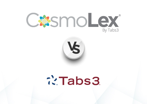 CosmoLex vs Tabs3