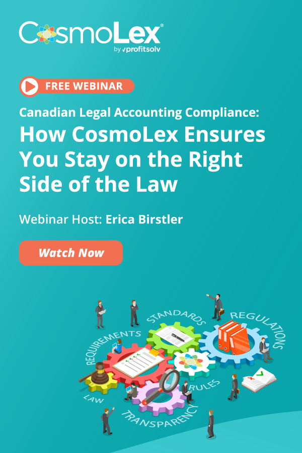 Canadian Legal Accounting Compliance - How CosmoLex Ensures You Stay on the Right Side of the Law