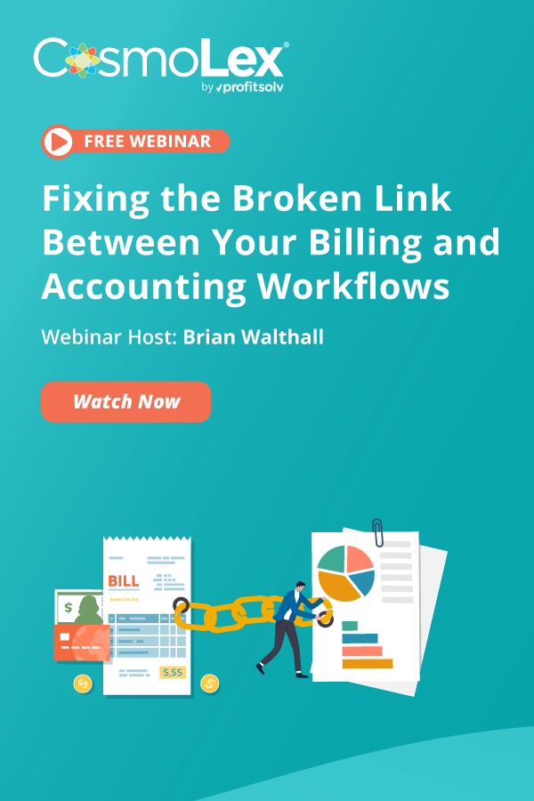 Webinar - Fixing the Broken Link Between Your Billing and Accounting Workflows